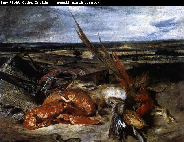 Eugene Delacroix Still-Life with Lobster